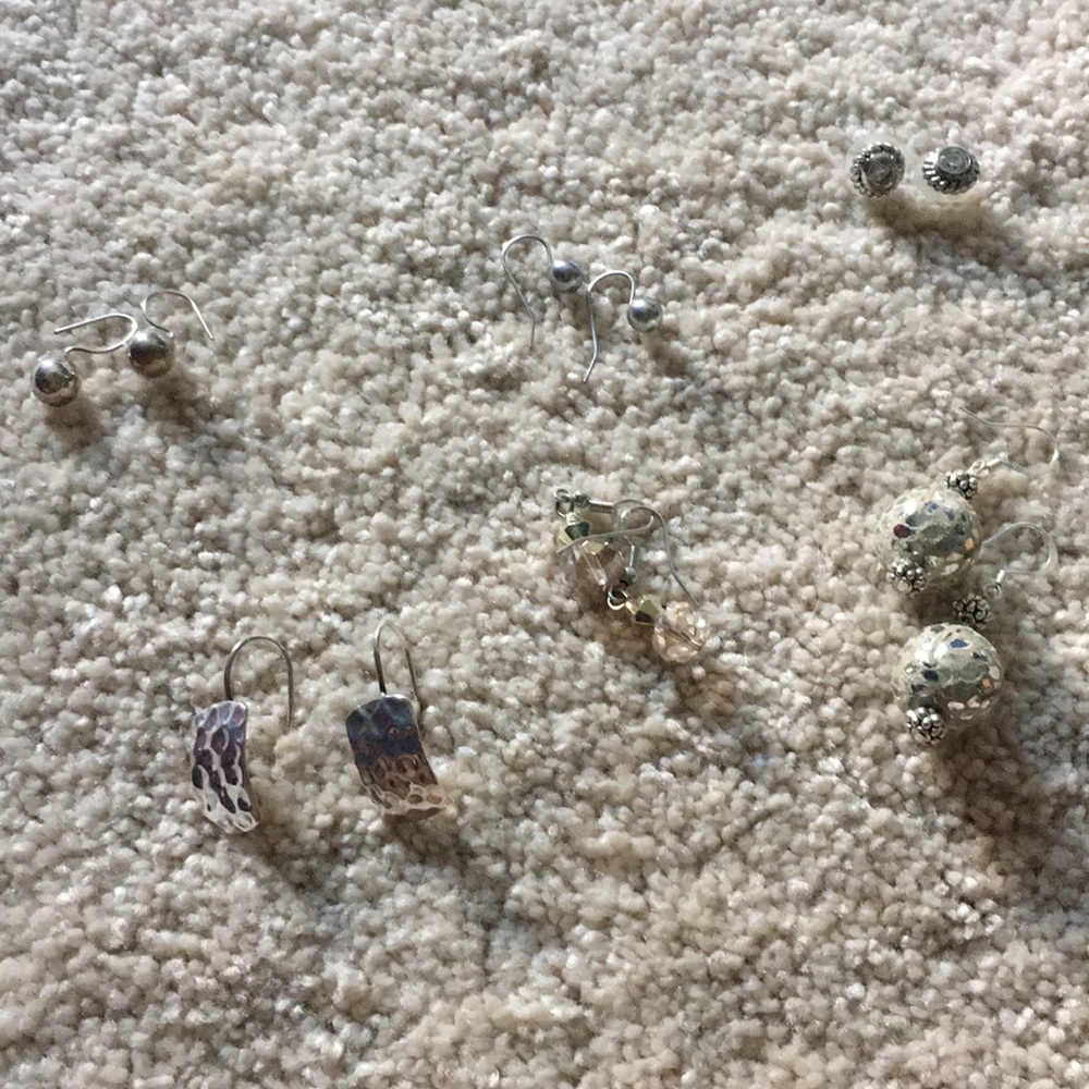 Lot of 6 prs. earrings